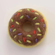 Load image into Gallery viewer, Felt donut - choc sprinkles