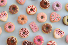 Load image into Gallery viewer, Felt donut - choc heart sprinkles