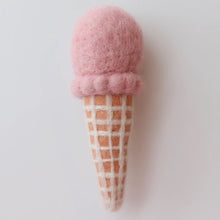 Load image into Gallery viewer, Felt ice cream - strawberry