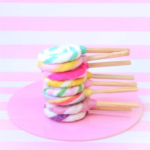 Load image into Gallery viewer, Felt lollipop - rainbow