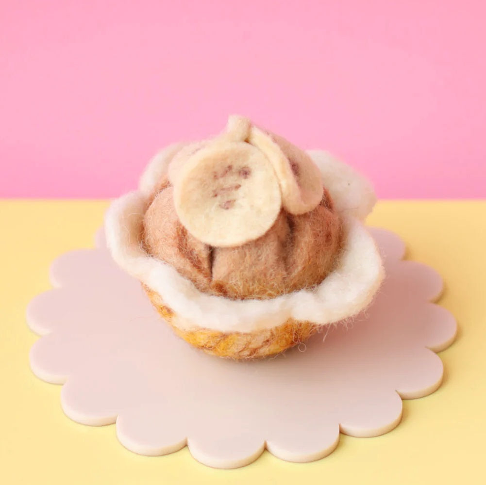 Felt muffin - banana