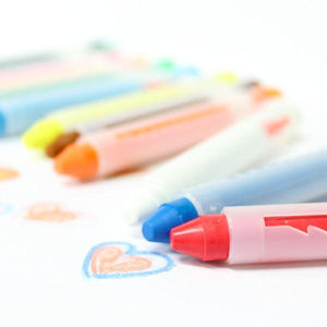 Kitpas medium stick crayons with holder