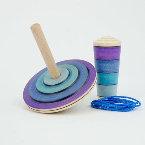 Mader My First Spinning Top with Starter - Purple