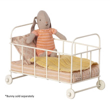 Load image into Gallery viewer, Maileg Micro Metal Baby Cot Rose