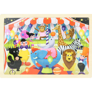 Wooden jigsaw puzzle - circus