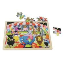 Load image into Gallery viewer, Wooden jigsaw puzzle - circus