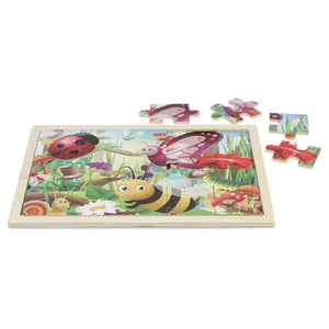 Wooden jigsaw puzzle - insects