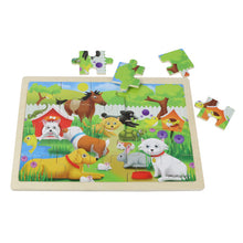 Load image into Gallery viewer, Wooden jigsaw puzzle - pets