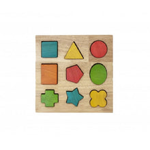 Load image into Gallery viewer, Wooden shape puzzle