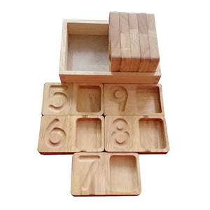 Wooden tracing and counting boards