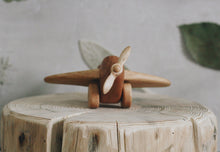 Load image into Gallery viewer, Wooden airplane
