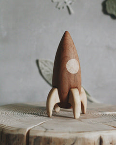 Wooden rocket