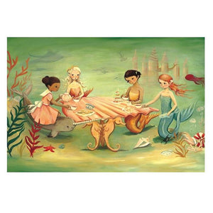Puzzle - mermaid tea party